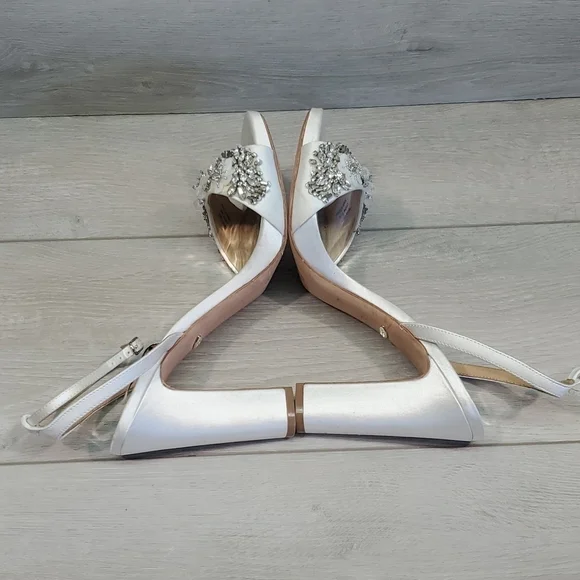 Badgley Mischka Womens Heels Sandals shoes sz 9.5 - Picture 7 of 12